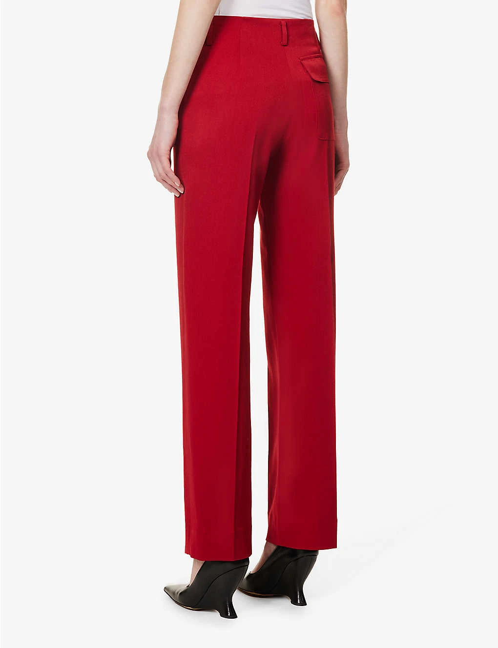 Victoria Beckham Utility Straight-leg Mid-rise Woven Trousers - Image 4