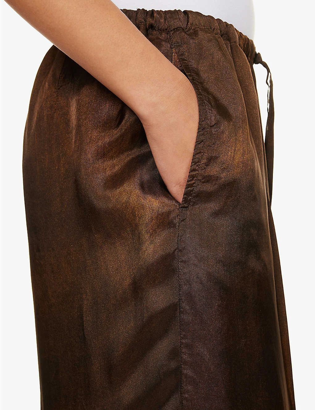 Dries Van Noten Puvis Abstract-pattern Relaxed-fit Woven Trousers - Image 6