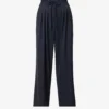 ME AND EM Wide-leg High-rise Stretch-woven Trousers