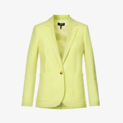 ME AND EM Summer Single-breasted Stretch-woven Blazer