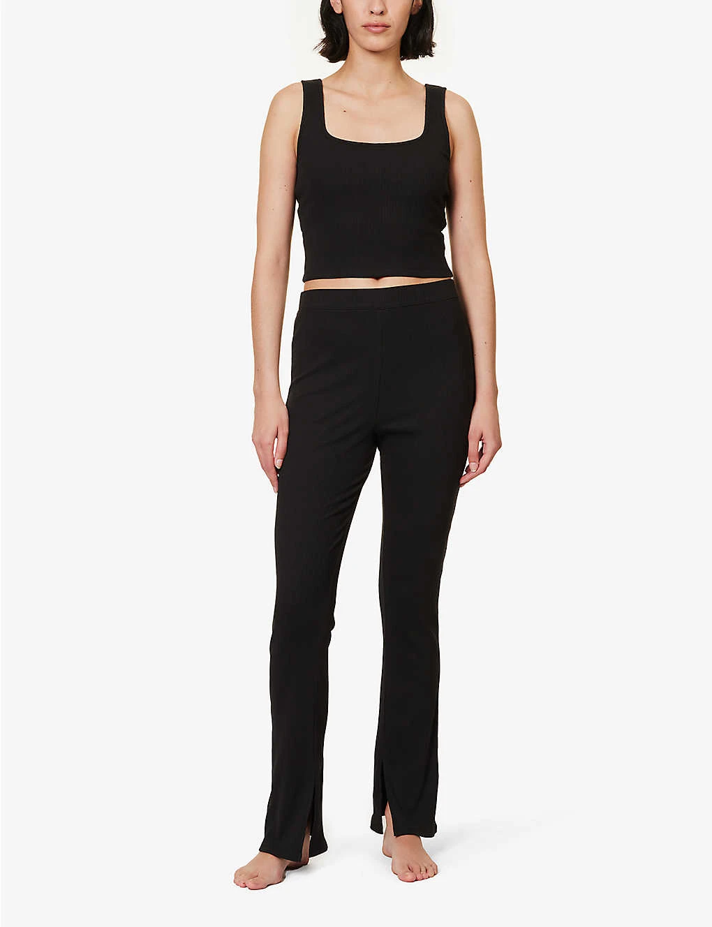 Ivana Flared-leg Stretch-cotton Trousers - Image 2