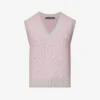 Acne Studios Konny V-neck Cotton And Wool-blend Vest