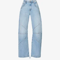 Frederic Drawstring-cuff Wide-leg High-rise Jeans