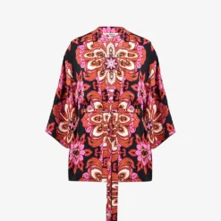 Moroccan Rose Printed Kimono