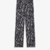 THE KOOPLES Paisley-print Straight-leg High-rise Woven Trousers
