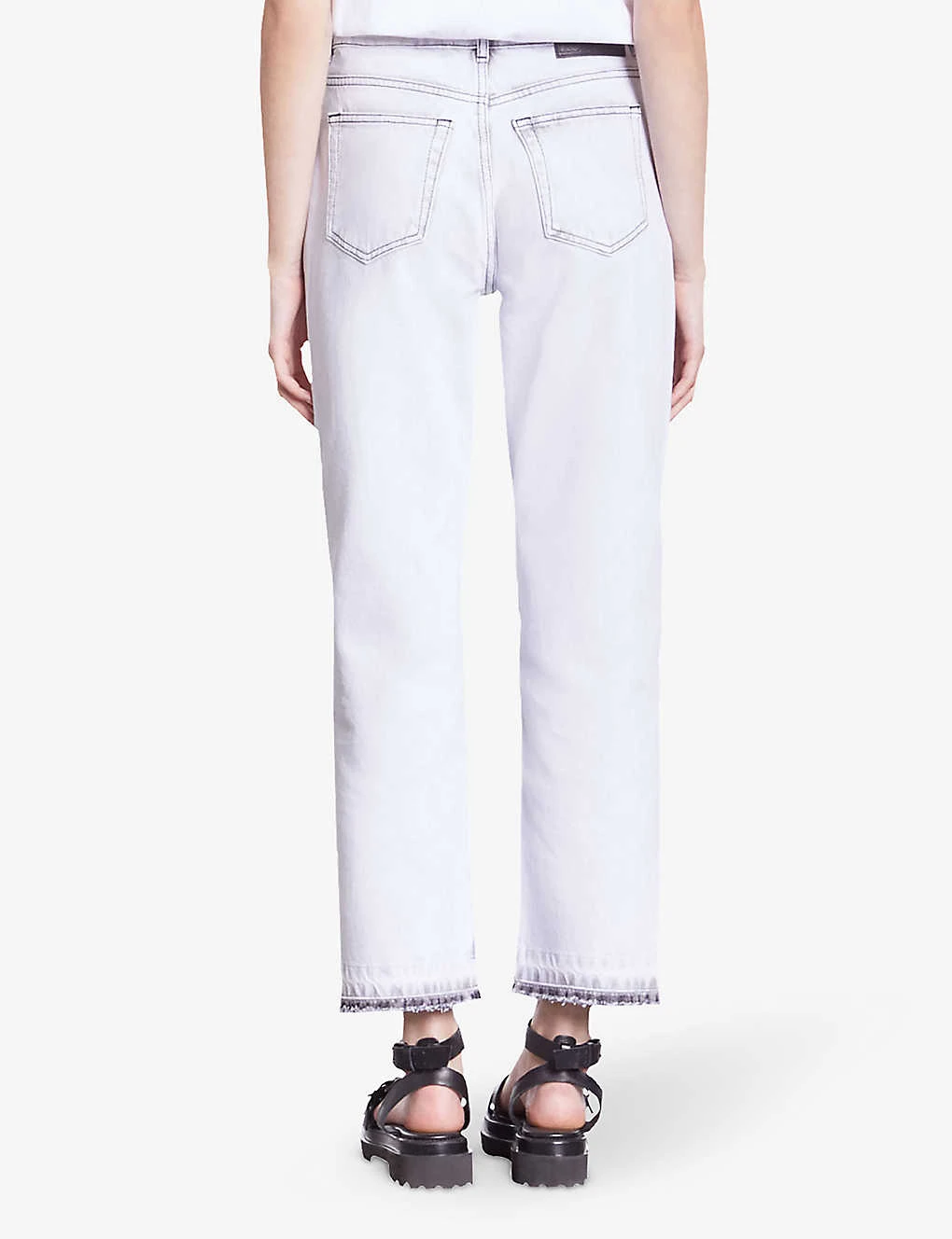 THE KOOPLES Straight-leg Mid-rise Distressed Jeans - Image 4