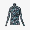 Dries Van Noten Floral-print Slim-fit Stretch-woven Top