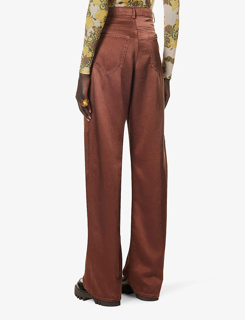 Dries Van Noten Straight-leg Mid-rise Woven Trousers - Image 4