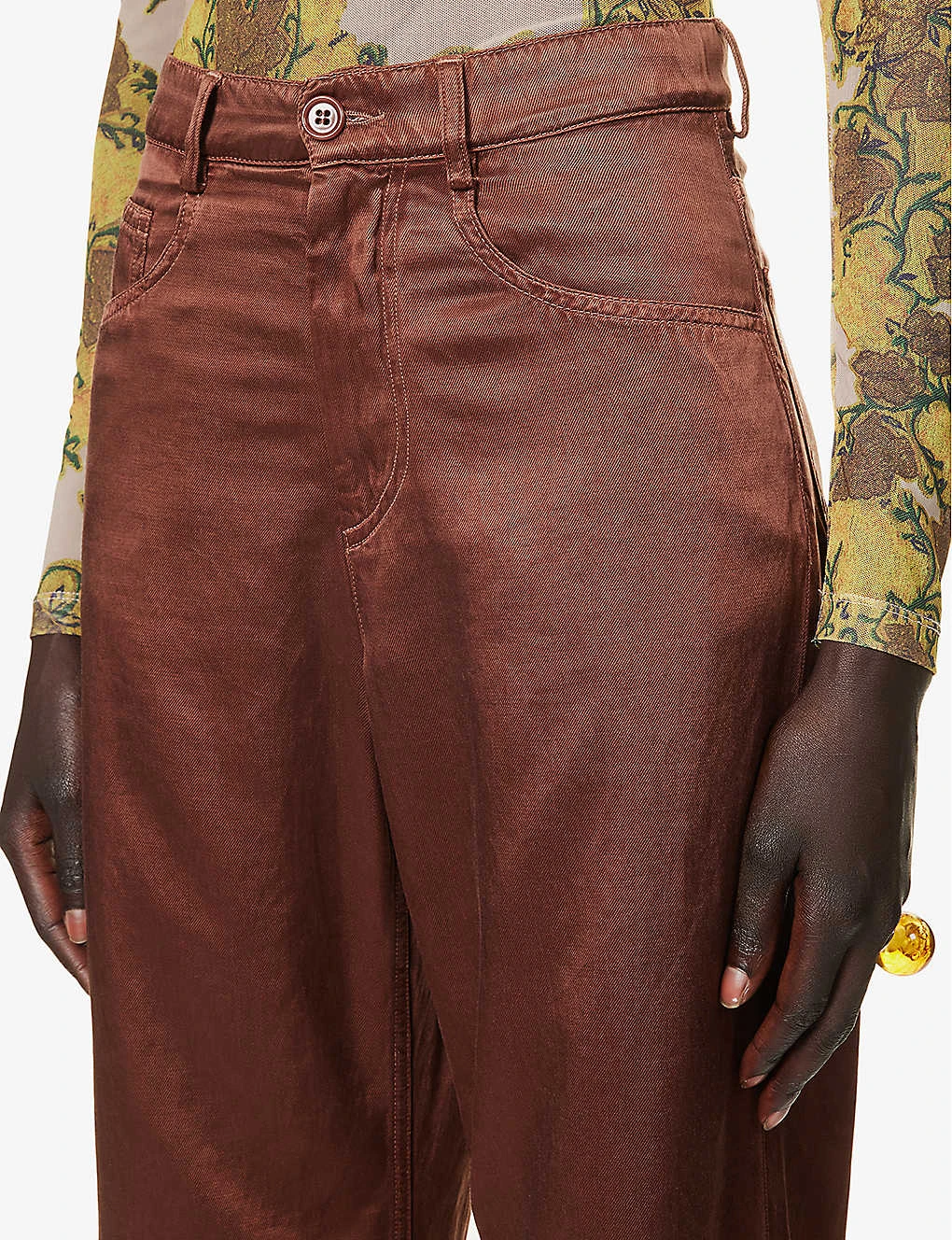 Dries Van Noten Straight-leg Mid-rise Woven Trousers - Image 5
