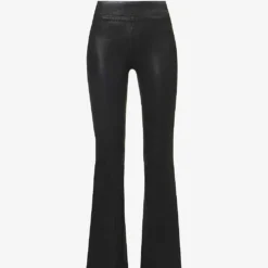 FRAME The Jetset Flared High-rise Stretch-denim Jeans