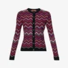 Missoni Wave Round-neck Knitted Cardigan