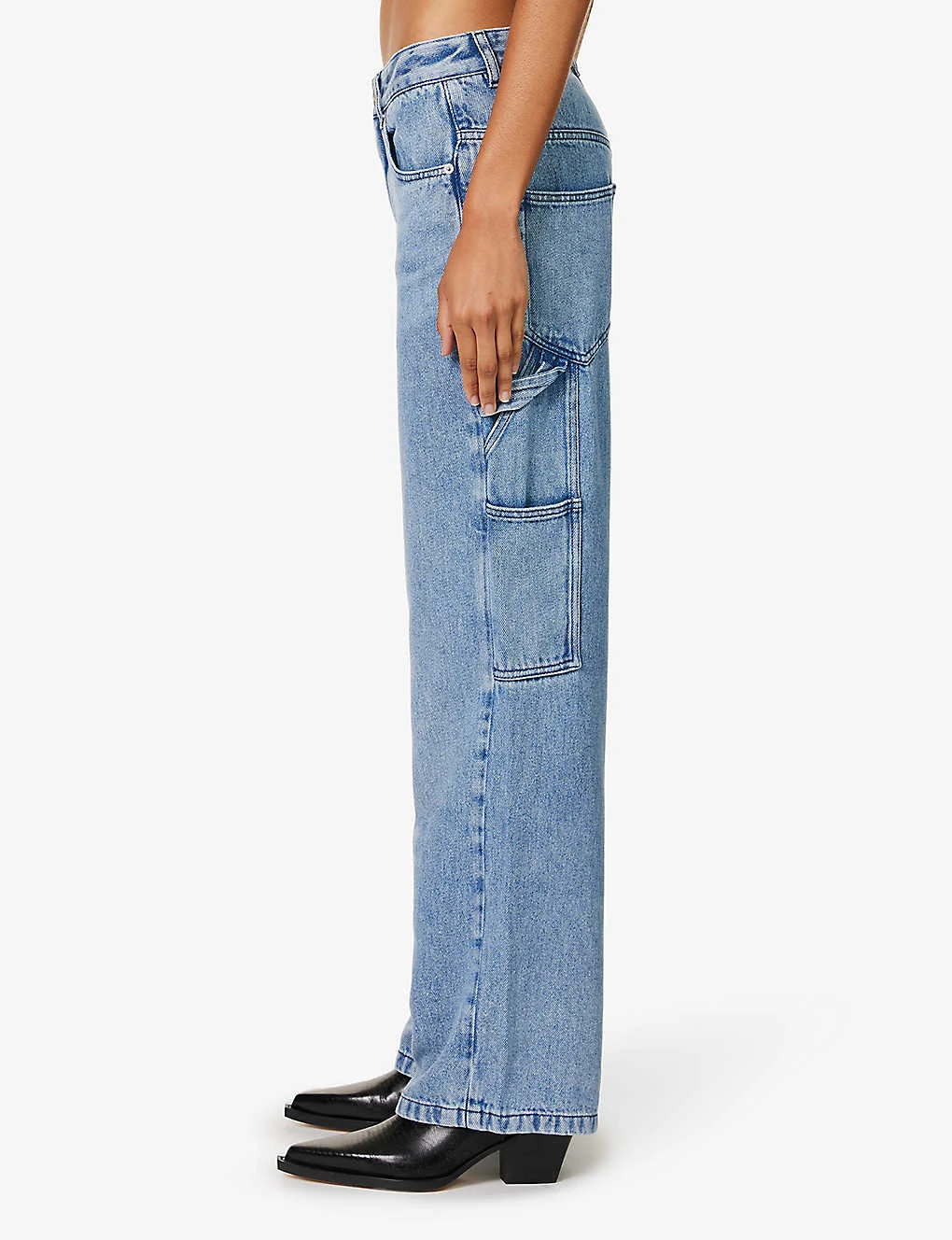 Isabel Marant Etoile Bymara Straight-leg Mid-rise Jeans - Image 3