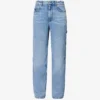 Isabel Marant Etoile Bymara Straight-leg Mid-rise Jeans