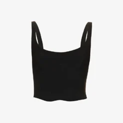 BEC + BRIDGE Marisol Scoop-neck Stretch-woven Top