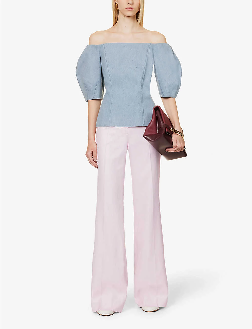 Vesta Flared Wool Suit Trousers - Image 2