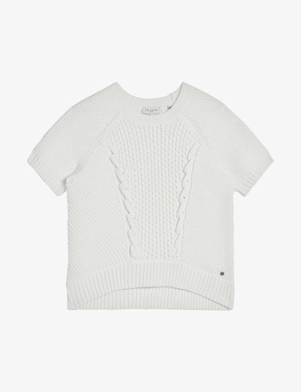 Ted Baker Leiygh Cable-knit Cotton-blend Jumper