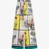 Ted Baker Embelae Floral-print Wide-leg Mid-rise Woven Trousers
