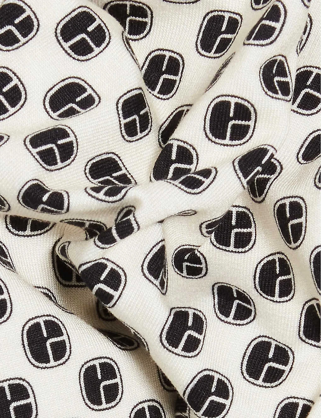 CLAUDIE PIERLOT CP Monogrammed-print Stretch-knit Jumper - Image 6