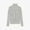 CLAUDIE PIERLOT CP Monogrammed-print Stretch-knit Jumper
