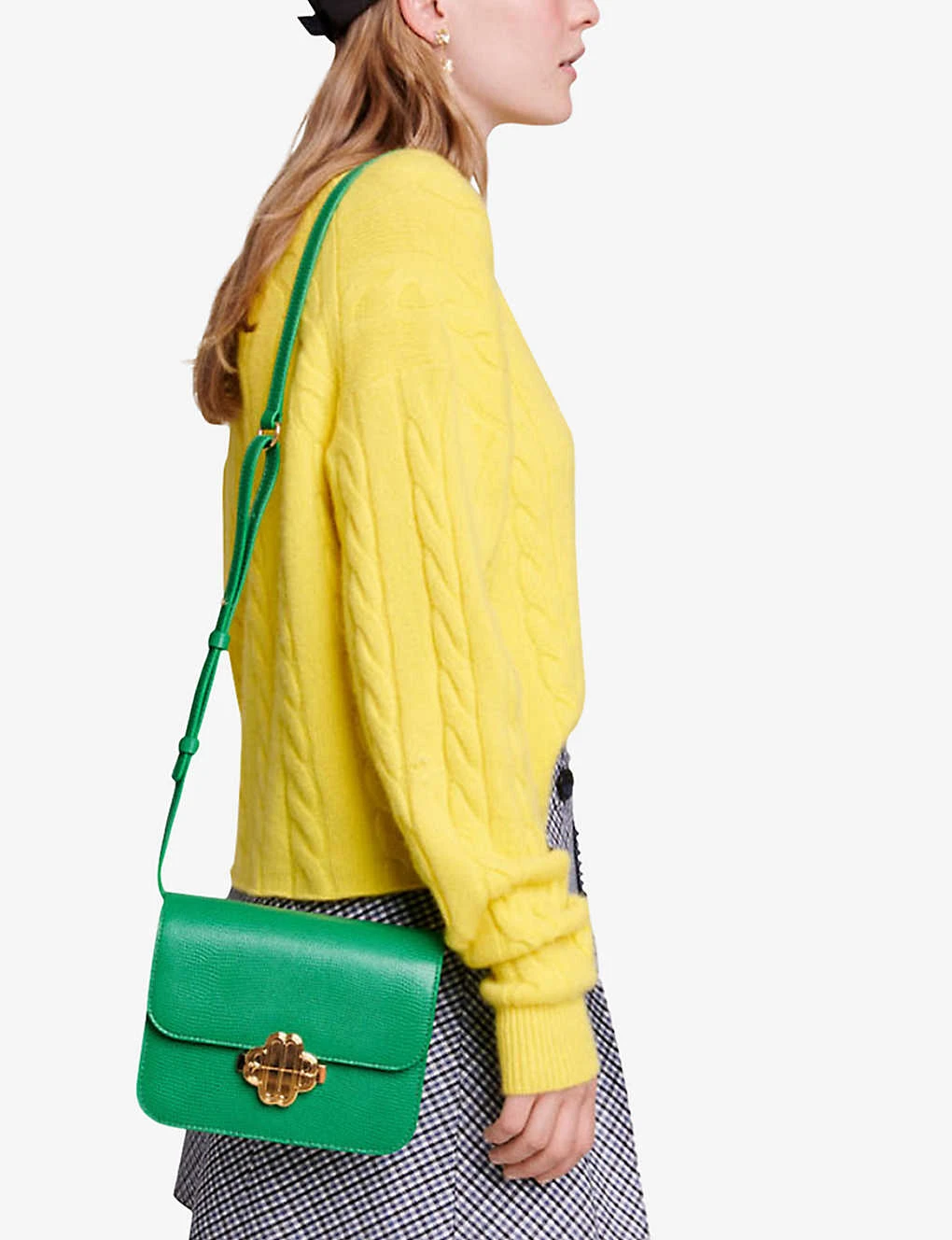 Maje Miramar Cable-knit Stretch-cashmere Jumper - Image 3