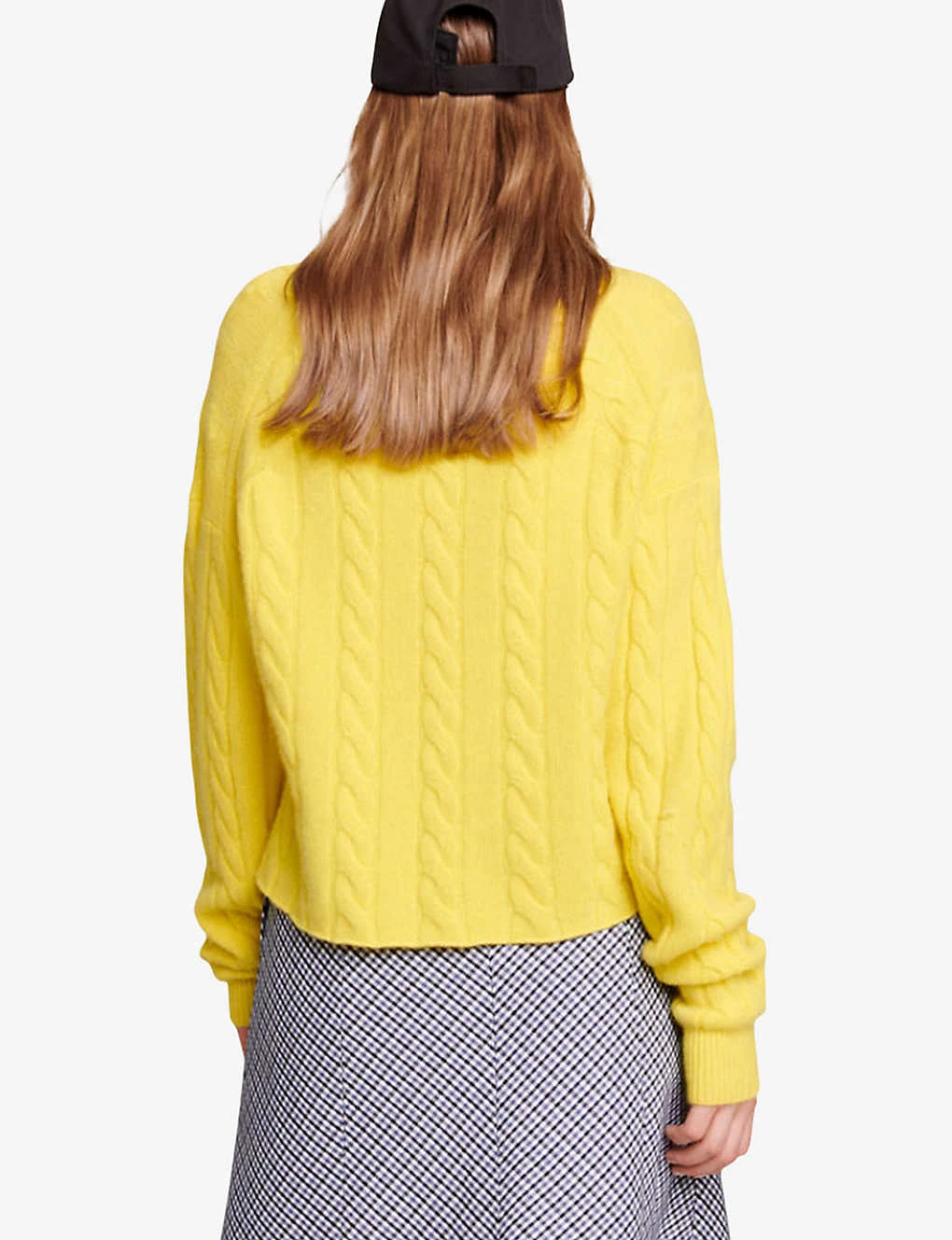 Maje Miramar Cable-knit Stretch-cashmere Jumper - Image 4