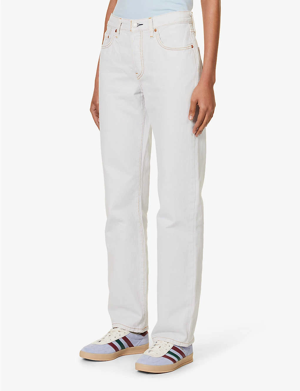 Levis 501 '90s Straight-leg Mid-rise Denim Jeans - Image 3