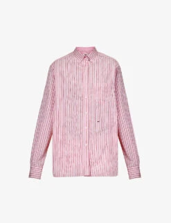 William Striped Oversized Cotton Shirt