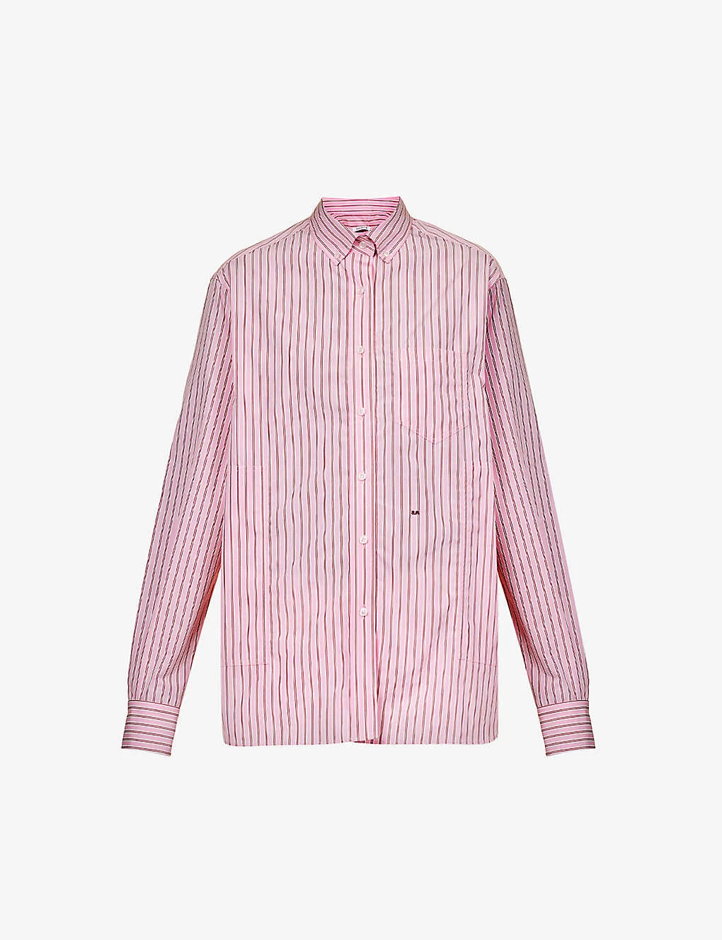 William Striped Oversized Cotton Shirt