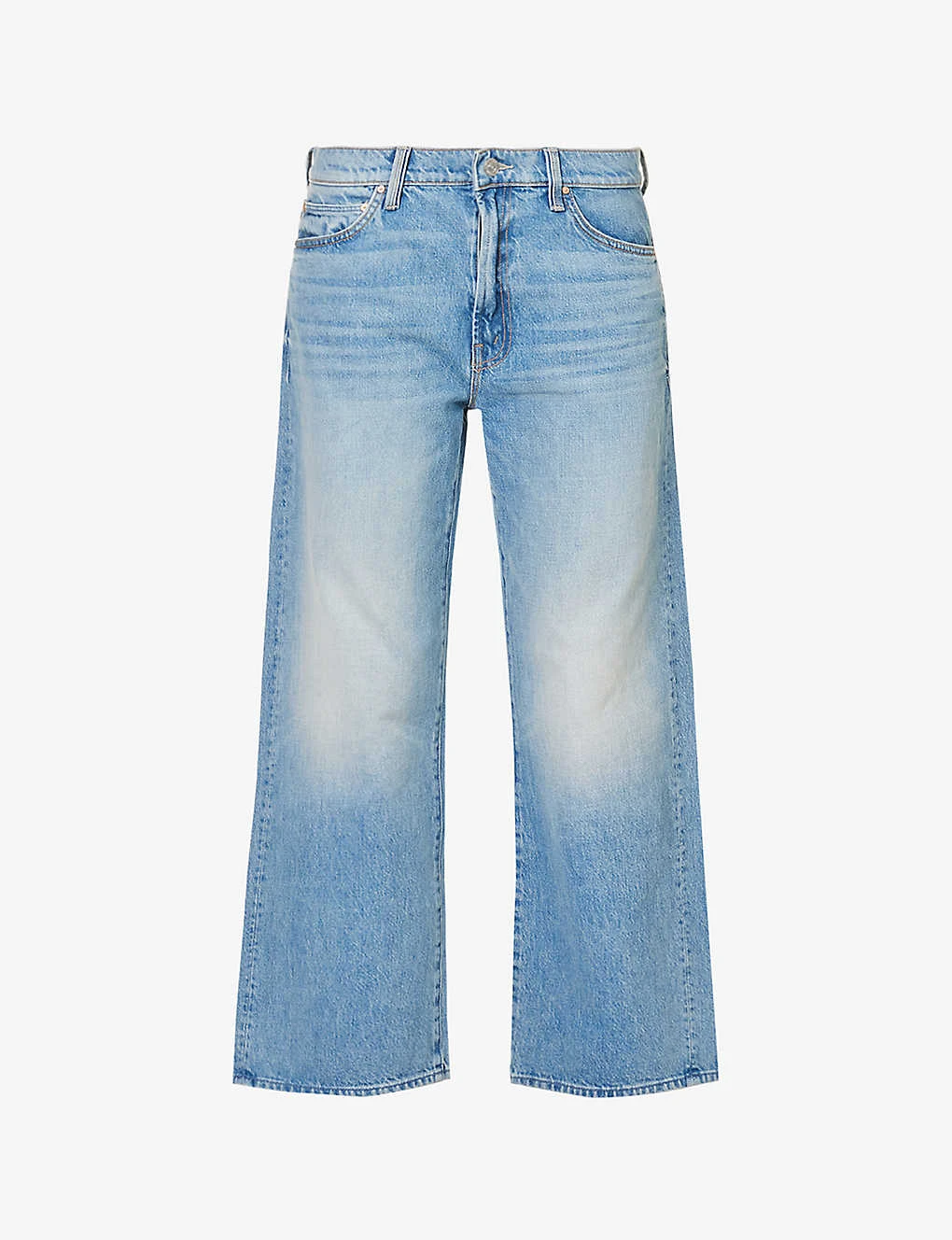MOTHER Dodger Wide-leg High-rise Jeans