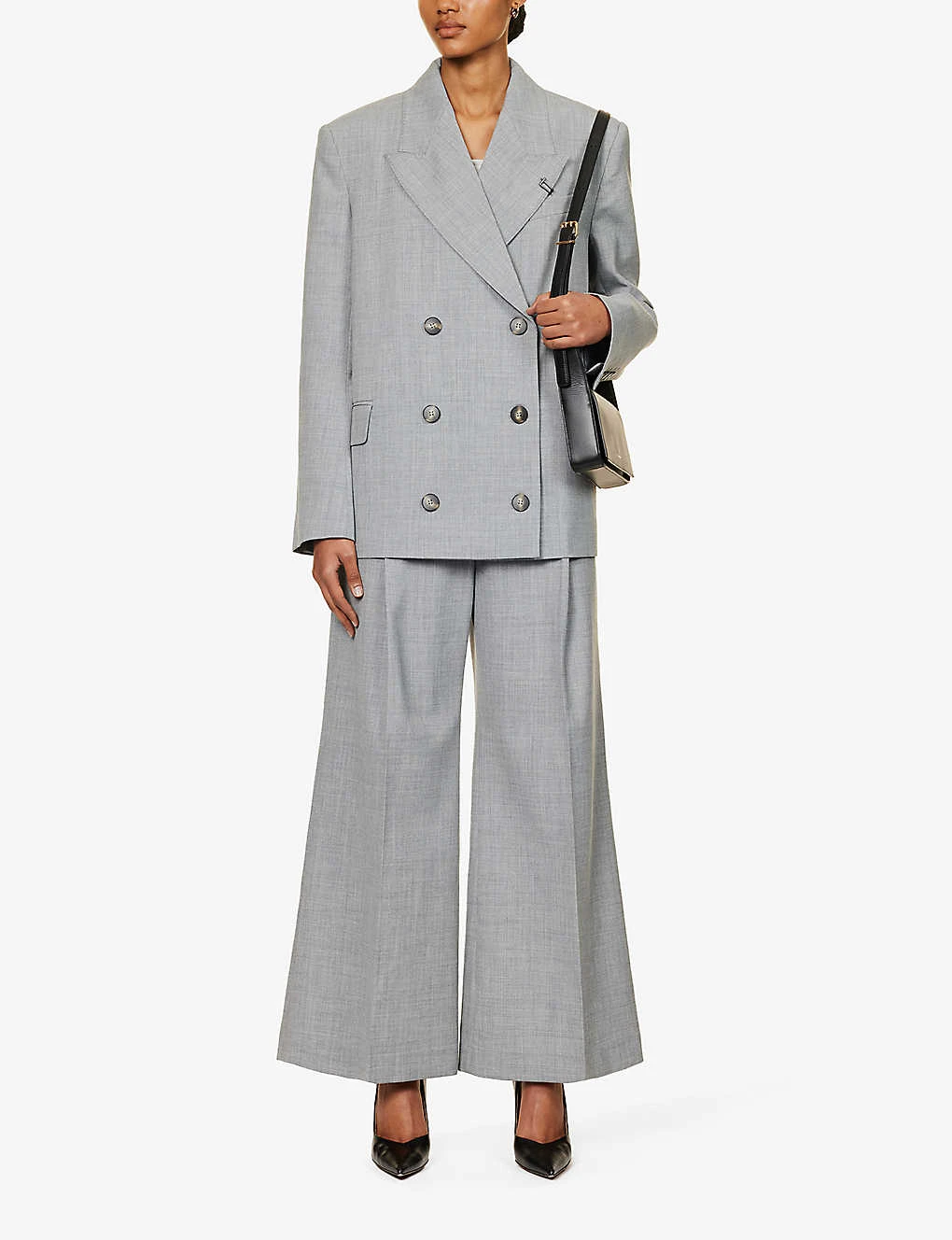 Lazlo Double-breasted Stretch-woven Jacket - Image 2