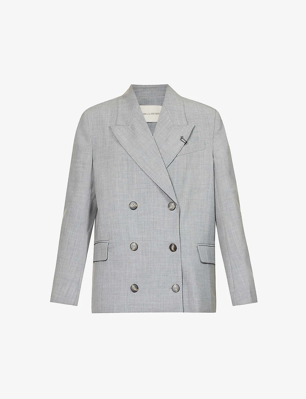 Lazlo Double-breasted Stretch-woven Jacket