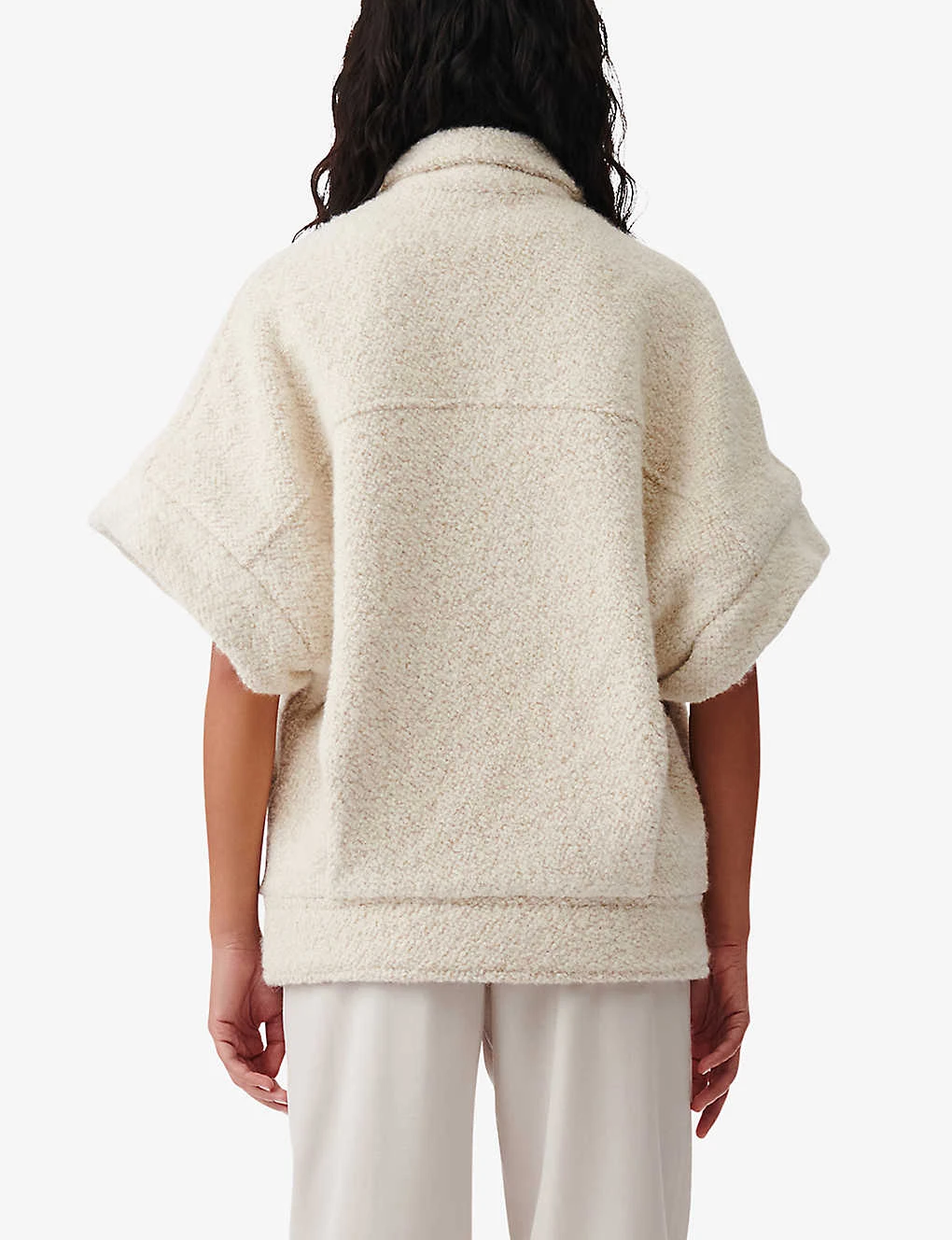 IRO Etoria Sleeveless Boucle Woven Jacket - Image 4