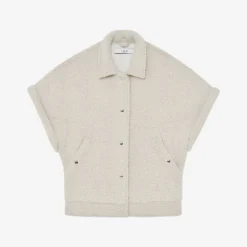 IRO Etoria Sleeveless Boucle Woven Jacket