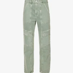 AGOLDE Cooper Cargo Panelled Straight-leg Mid-rise Organic-cotton Jeans