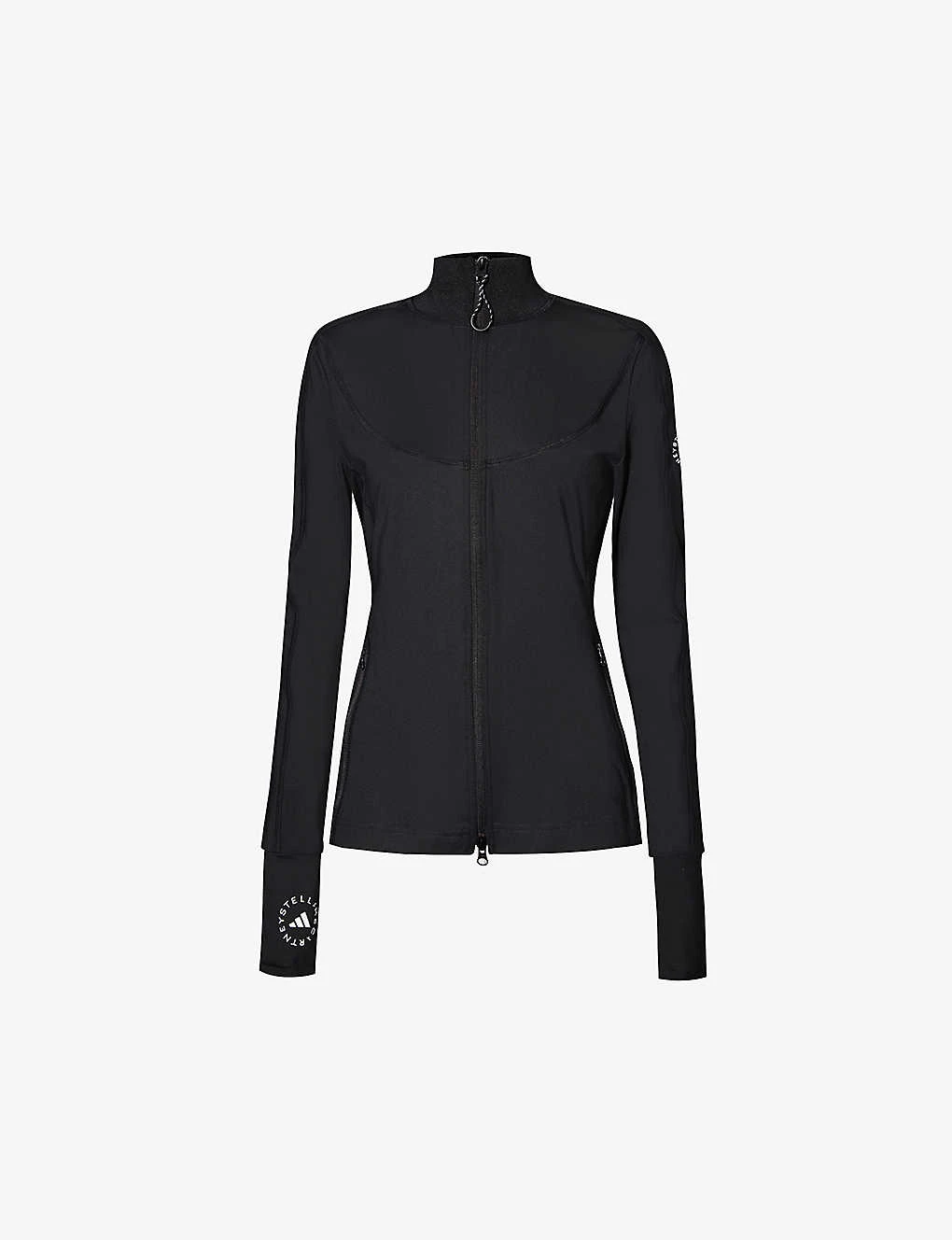 Adidas By Stella Mccartney TruePurpose Midlayer Stretch-recycled Polyester Jacket