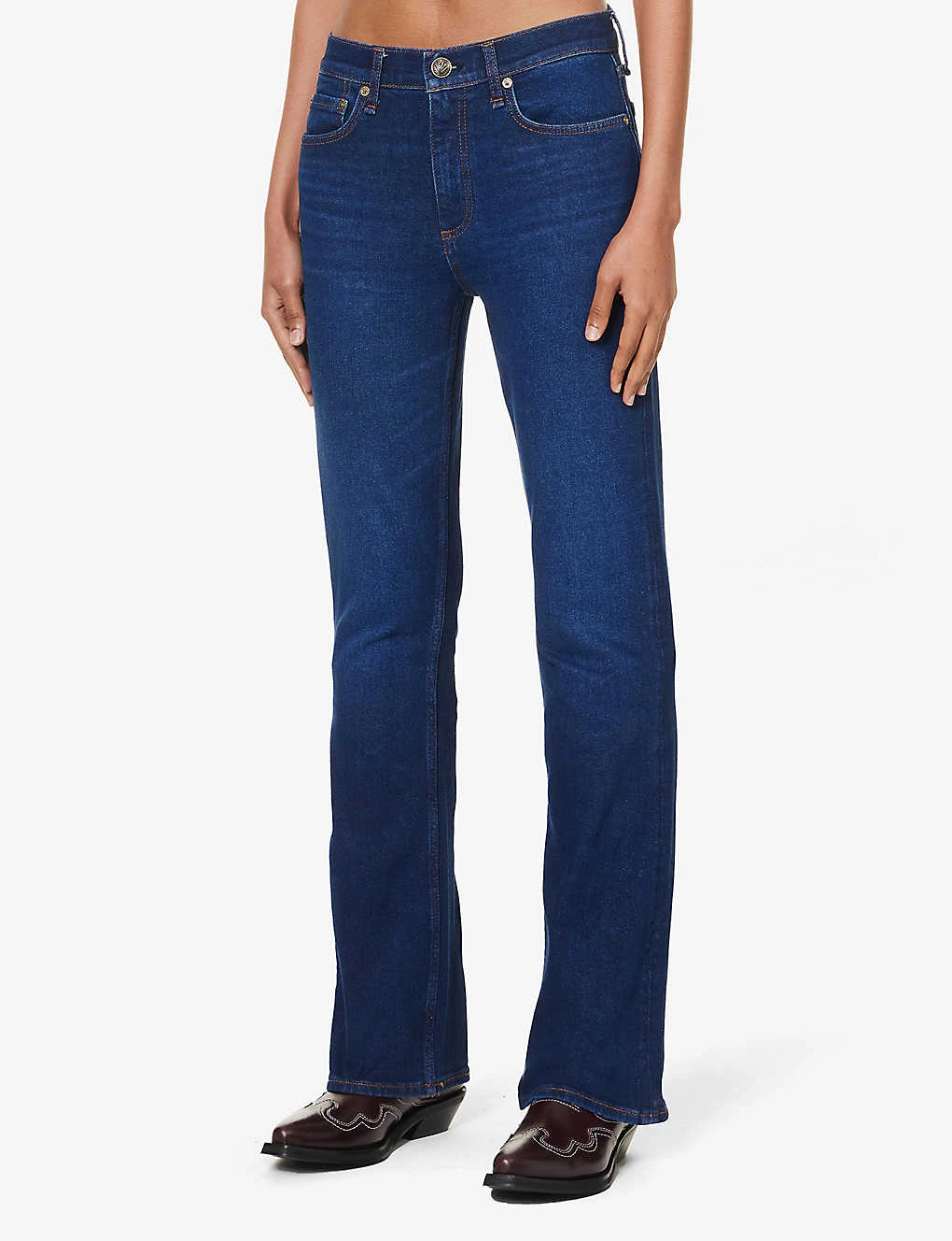 Rag & Bone Bootcut-leg Mid-rise Stretch-denim Jeans - Image 3
