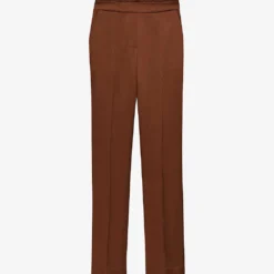 Joseph Tova Straight Leg Mid-rise Silk-satin Trousers