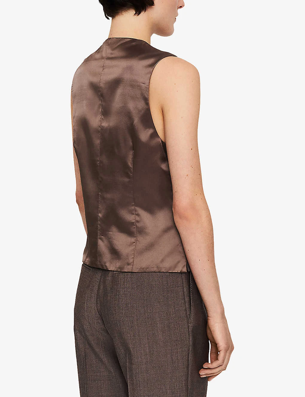 Joseph Kinglake V-neck Wool-blend Vest - Image 4