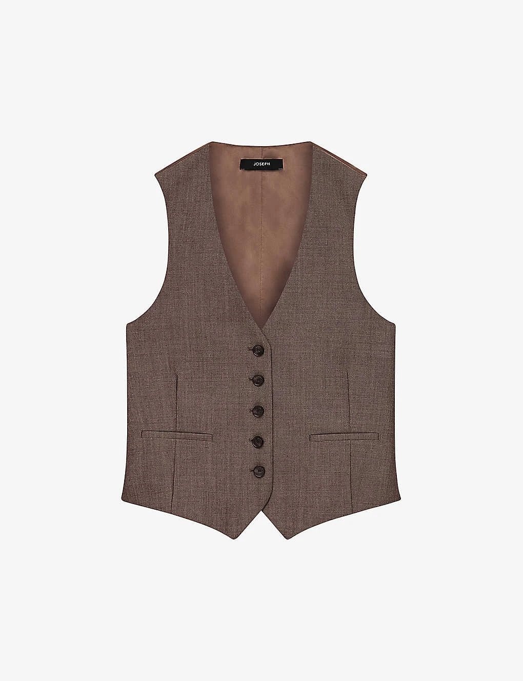 Joseph Kinglake V-neck Wool-blend Vest