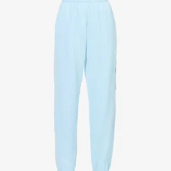 New York Health Club Logo-print High-rise Cotton-jersey Jogging Bottoms