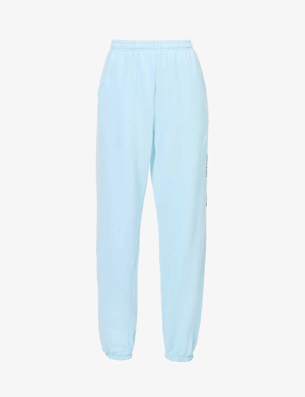 New York Health Club Logo-print High-rise Cotton-jersey Jogging Bottoms