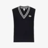 Lacoste X Sporty & Rich Logo-patch Cotton-blend Vest