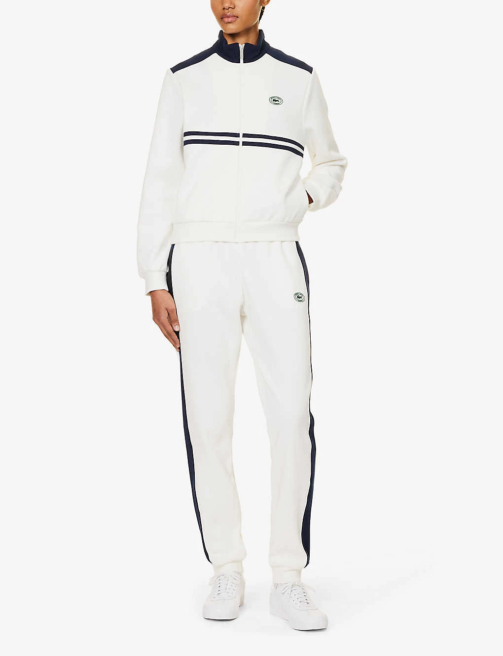 Lacoste X Sporty & Rich Cotton-blend Piqué Jacket - Image 2